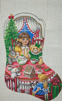 Christmas Tea Party Stocking
