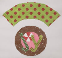 Joy Christmas Cupcake with stitch guide
