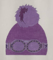 Purple Hat with Goggles
