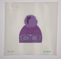 Purple Hat with Goggles
