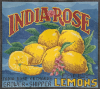 Vintage Lemon Label
