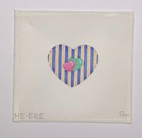 Mini Heart  - Stripes Hearts
