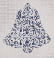 Blue and White Bell
