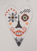 Ghoulish Pumpkinface Heart
