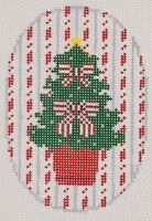 Christmas Tree with Bows with stitch guide
