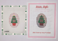 Christmas Tree with Bows with stitch guide
