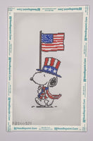 Snoopy with Flag
