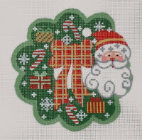 Wreath Ornament - Santa
