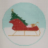 Santa's Sleigh with stitch guide
