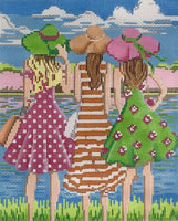 Three Girls in Spring

