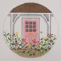 New England Spring Door with stitch guide
