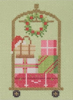 Palm Beach Christmas - Luggage Cart (print)
