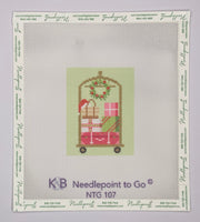 Palm Beach Christmas - Luggage Cart (print)
