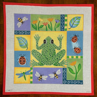 Frog/Flowers/Bugs Patchwork