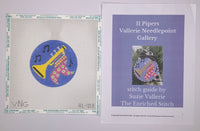 Pipers Piping with stitch guide

