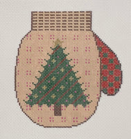 Christmas Tree Mitten
