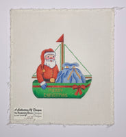 Santa Sail Boat
