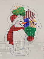 Snowman Carrying Gifts
