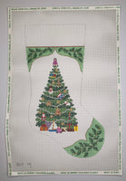 Holly Toy Tree Stocking
