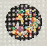 Candy Confetti Mini Round with stitch guide
