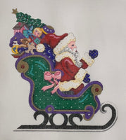 Santa & His Sleigh with stitch guide
