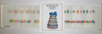 Happy Birthday Cake with stitch guide
