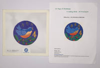 12 Days - Four Calling Birds with stitch guide
