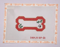 Red Holly Dog Bone

