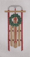 Sled with Wreath
