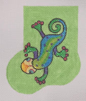 Lime Gecko Mini Sock
