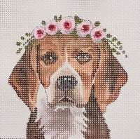 Harrier Hound w/ Floral Crown

