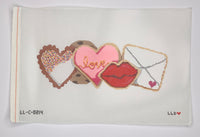 Valentines Cookies Row
