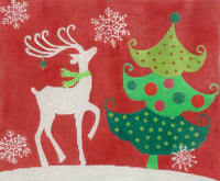 Reindeer with Tree
