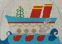 Christmas Tree Ship with stitch guide
