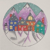 Village w/ Snowman
