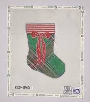 Green Tartan Mini Sock
