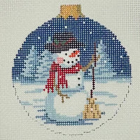 Night Snowman Ornament
