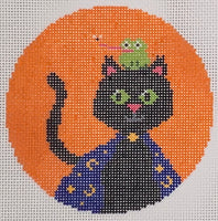 Black Cat with stitch guide
