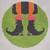 Witches Boots with stitch guide
