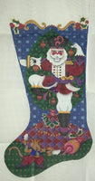 Santa Nutcracker Stocking
