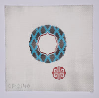 Geometric Monogram Round
