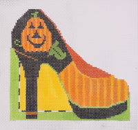 Pumpkin Shoe with stitch guide
