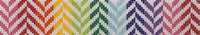 Herringbone Fob - Rainbow
