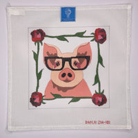 Pig in Glasses
