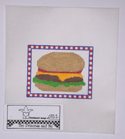 Cheeseburger in Paradise with stitch guide
