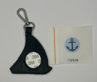 Boat Keychain with Insert
