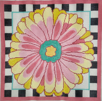 Bold Yellow & Pink Daisy
