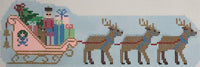 Christmas Village Sleigh with stitch guide
