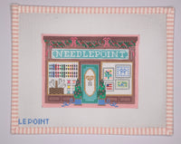 Christmas Village Needlepoint Shop
