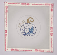 Haunted House Chinoiserie Pumpkin
